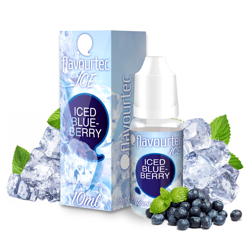 Liquid Flavourtec Ice Ledová borůvka (Iced Blueberry) 10ml  - 6mg 