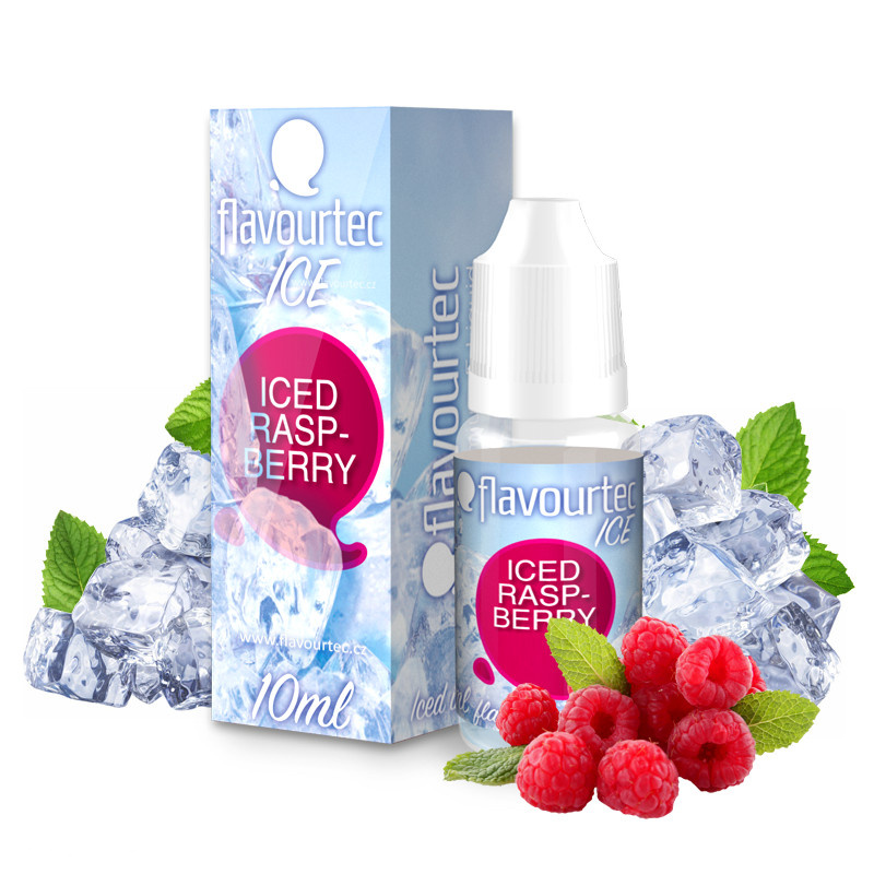 Liquid Flavourtec Ice Ledová malina (Iced Raspberry) 10ml  - 12mg 