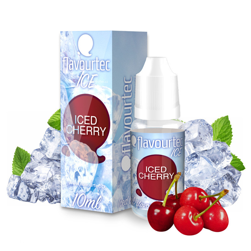 Liquid Flavourtec Ice Ledová třešeň (Iced Cherry) 10ml  - 18mg 