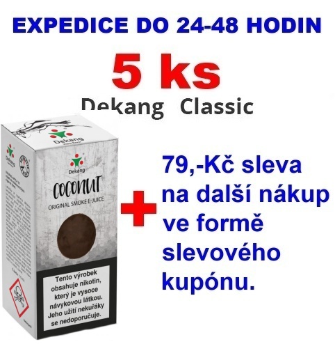 Liquid Dekang Coconut (Kokos) 10ml - 6mg 5ks