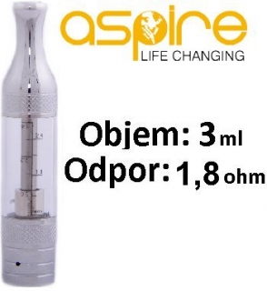 aSpire ET-Victory BDC Clearomizer 3ml 1,8ohm Clear