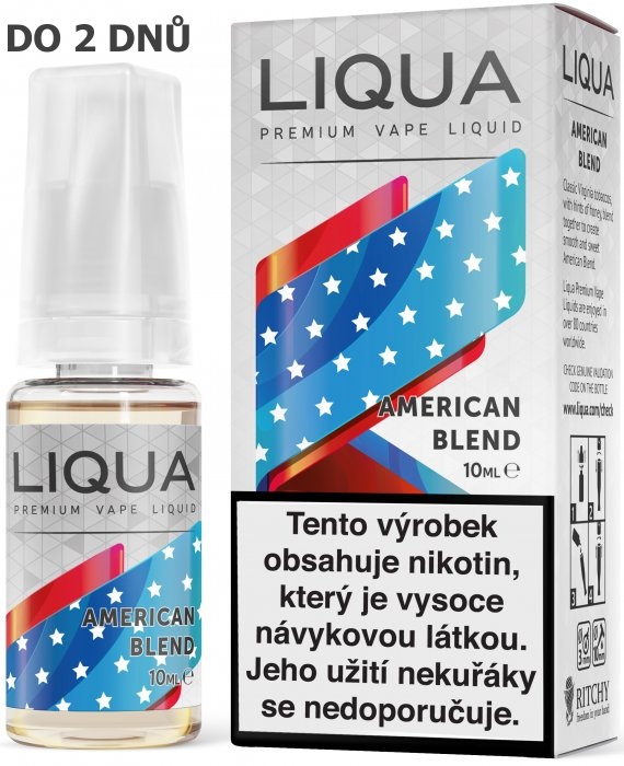Liquid LIQUA Elements American Blend 10ml-3mg (Americký míchaný tabák)