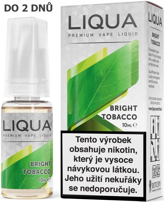 Liquid LIQUA Elements Bright Tobacco 10ml-12mg (čistá tabáková příchuť)