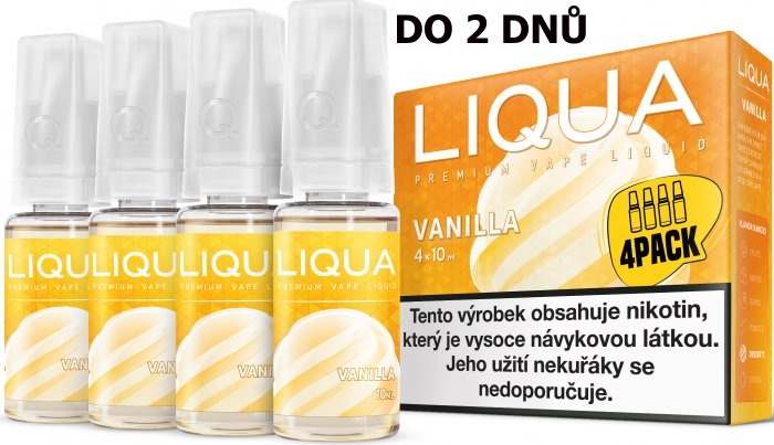LIQUA 4Pack Vanilla 4x10ml-6mg (Vanilka)