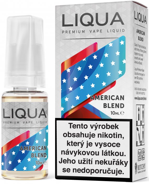 Liquid LIQUA Elements American Blend 10ml-12mg (Americký míchaný tabák)