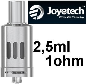 Joyetech eGo ONE Clearomizer 1ohm 2,5ml Silver 