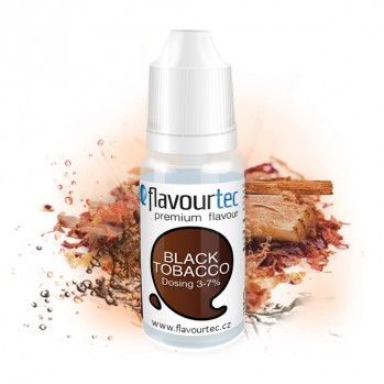 Příchuť Flavourtec Black Tobacco (Černý tabák) 10ml 