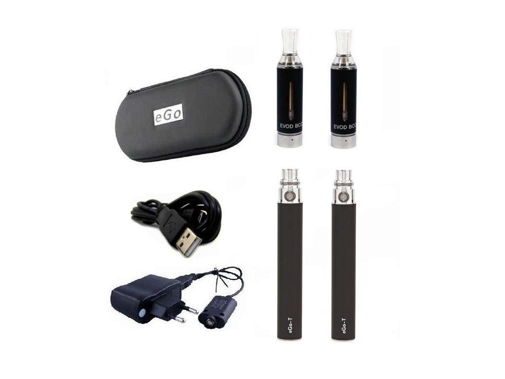 Elektronická cigareta Kangertech Evod 1100 mAh USB černá 2 ks