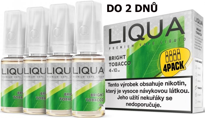 LIQUA 4Pack Bright tobacco 4x10ml-12mg