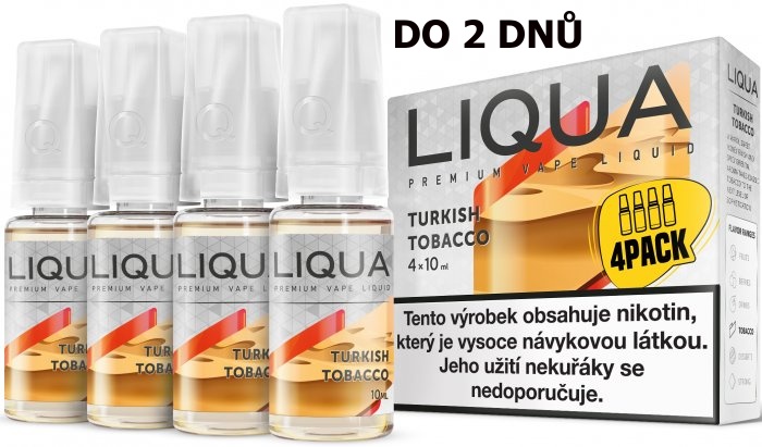 LIQUA 4Pack Turkish tobacco 4x10ml-3mg