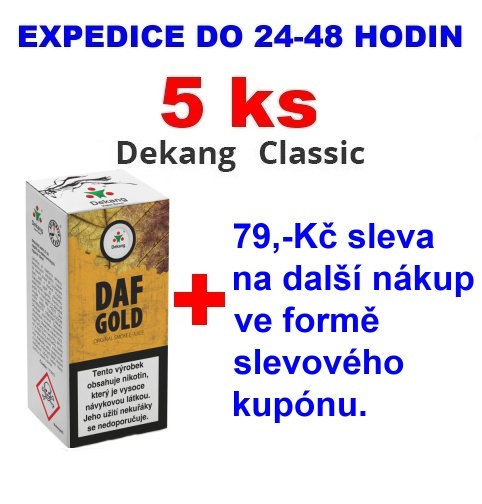 Liquid Dekang DAF Gold 10ml - 0mg 5ks