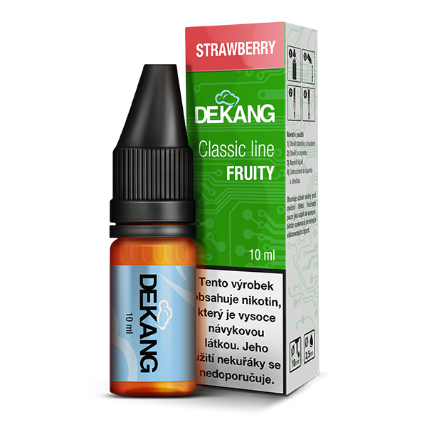 Liquid Dekang Strawberry 10ml - 18mg (Jahoda)