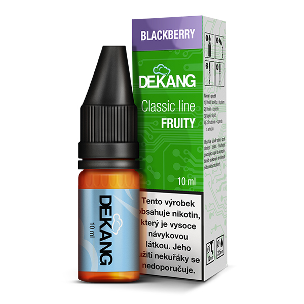 Liquid Dekang Blackberry 10ml - 18mg (Ostružina)