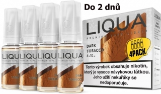 LIQUA 4Pack Dark tobacco 4x10ml-3mg