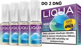 LIQUA 4Pack Menthol 4x10ml-6mg (Mentol)