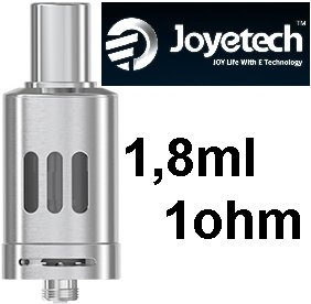Joyetech eGo ONE Clearomizer 1ohm 1,8ml Silver 