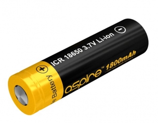 aSpire ICR baterie typ 18650 1800mAh 40A