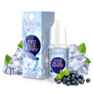 Liquid Flavourtec Ice Ledová borůvka (Iced Blueberry) 10ml  - 18mg 