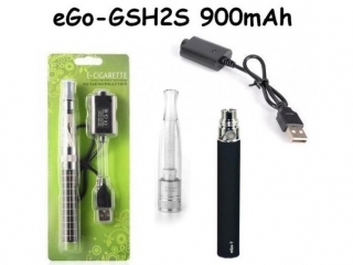 Elektronická cigareta eGo-GSH2S 900mAh černá 1ks