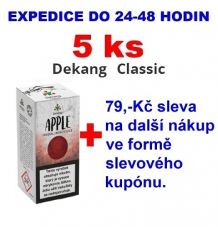 Liquid Dekang Apple (Jablko) 10ml - 0mg 5ks