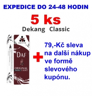 Liquid Dekang DAF 10ml - 18mg 5ks