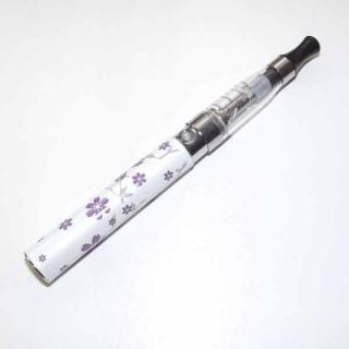 Elektronická cigareta eGo K 900 mAh fialová květinka 1 ks v blistru